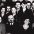 Областной Дом работников просвещения (Дом учителя). Участники спектакля «Именем революции» Н. Погодина. Сидят: Н. Попов (Ф.Э. Дзержинский), Ю. Пименов (В.И. Ленин), Н. Буренева (режиссер спектакля), А. Коган (гример). Стоят: С. Кувшинникова, В. Лежаев, А. Туманова, В. Красиков, В. Сафрина, А. Кудряшов, П. Жук, неизвестный, В. Смирнов-Рыжалов. 1960 г.